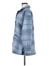 J.Jill 100% Polyester Plaid Blue Coat Size M - photo 5