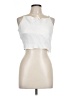 Zara 100% Viscose White Ivory Sleeveless Blouse Size L - photo 1