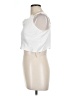 Zara 100% Viscose White Ivory Sleeveless Blouse Size L - photo 5