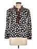 J.Crew 100% Cotton Black Long Sleeve Blouse Size XS - photo 1
