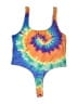 MadRag Tie-dye Blue One Piece Swimsuit Size M - photo 1