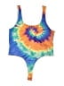 MadRag Tie-dye Blue One Piece Swimsuit Size M - photo 2