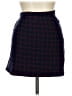 Lily Rain 100% Polyester Plaid Blue Red Casual Skirt Size L - photo 1