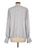 Worthington 100% Polyester Gray Long Sleeve Blouse Size L - photo 2