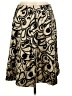 Talbots Paisley Gold Formal Skirt Size 8 - photo 1