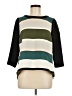 Troubadour 100% Polyester Color Block Green 3/4 Sleeve Top Size 6 - photo 1