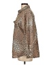 Chico's Animal Print Brown Long Sleeve Blouse Size Lg (2) - photo 5