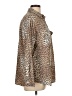 Chico's Animal Print Brown Long Sleeve Blouse Size Lg (2) - photo 4