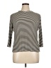 ivee Stripes Silver Long Sleeve Turtleneck Size 1X - photo 1