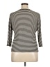 ivee Stripes Silver Long Sleeve Turtleneck Size 1X - photo 2
