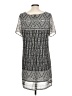 Unbranded 100% Polyester Graphic Gray Casual Dress Size L - photo 2