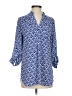 Unbranded Blue 3/4 Sleeve Blouse Size S (estimated) - photo 1