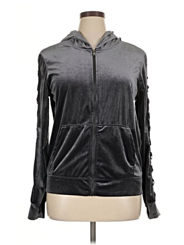Material Girl Zip Up Hoodie (view 1)