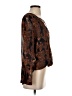 Veronica M. 100% Polyester Brown Long Sleeve Blouse Size XS - photo 4