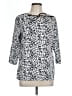 Faded Glory 100% Polyester Silver Long Sleeve Polo Size L - photo 1