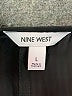Nine West 100% Polyester Black Long Sleeve Blouse Size L - photo 7