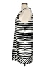 BCBGMAXAZRIA Stripes Silver White Casual Dress Size M - photo 5