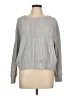 Unbranded 100% Polyester Metallic Silver Pullover Sweater Size L - photo 1