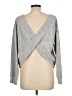 Unbranded 100% Polyester Metallic Silver Pullover Sweater Size L - photo 2