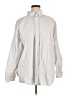 H&M 100% Cotton Solid Silver Long Sleeve Button-Down Shirt Size XL - photo 1