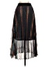 Maje Graphic Black Formal Skirt Size S (estimated) - photo 2