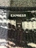 Express 100% Nylon Animal Print Black Cardigan Size XS - photo 7