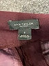 Ann Taylor Factory Color Block Burgundy Active Pants Size 8 - photo 7