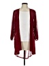 Lularoe 100% Polyester Burgundy Red Kimono Size M - photo 1