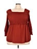 C established 1946 Burgundy 3/4 Sleeve Blouse Size 18 - 20 - photo 1