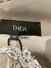 Theia 100% Polyester Gray Gold Cocktail Dress Size 10 - photo 3