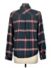 Maurices Plaid Teal Long Sleeve Button-Down Shirt Size M - photo 2