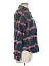 Maurices Plaid Teal Long Sleeve Button-Down Shirt Size M - photo 4