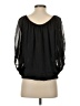 Express Black 3/4 Sleeve Blouse Size XS - photo 2