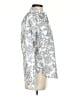 Ann Taylor 100% Cotton Paisley Silver Long Sleeve Blouse Size XS - photo 4