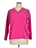 Active 100% Polyester Pink Pullover Sweater Size XL - photo 1
