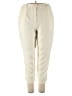 Silhouettes 100% Polyester Solid Ivory Casual Pants Size 18 (petite) - photo 1