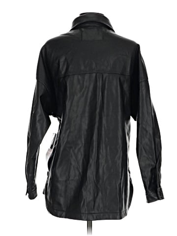Celebrity Pink Faux Leather Jacket (view 2)