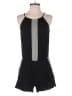 A. Byer 100% Rayon Chevron-herringbone Black Romper Size S - photo 1