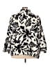 Fred David 100% Polyester Print Ivory 3/4 Sleeve Blouse Size 3X - photo 2