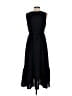 Shein 100% Polyester Solid Black Casual Dress Size 4 - photo 2