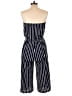 Ambiance Stripes Blue Jumpsuit Size M - photo 2