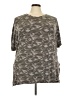 Fabletics Camo Gray Active T-Shirt Size 3X - photo 1
