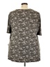 Fabletics Camo Gray Active T-Shirt Size 3X - photo 2