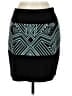 Etcetera Graphic Teal Black Casual Skirt Size 8 - photo 1
