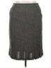 Evan Picone 100% Polyester Chevron-herringbone Gray Casual Skirt Size 14 (petite) - photo 1