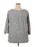 Ava & Viv Gray Pullover Sweater Size 3X - photo 2
