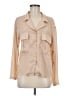 Shein 100% Polyester Tan Long Sleeve Blouse Size 6 - photo 1