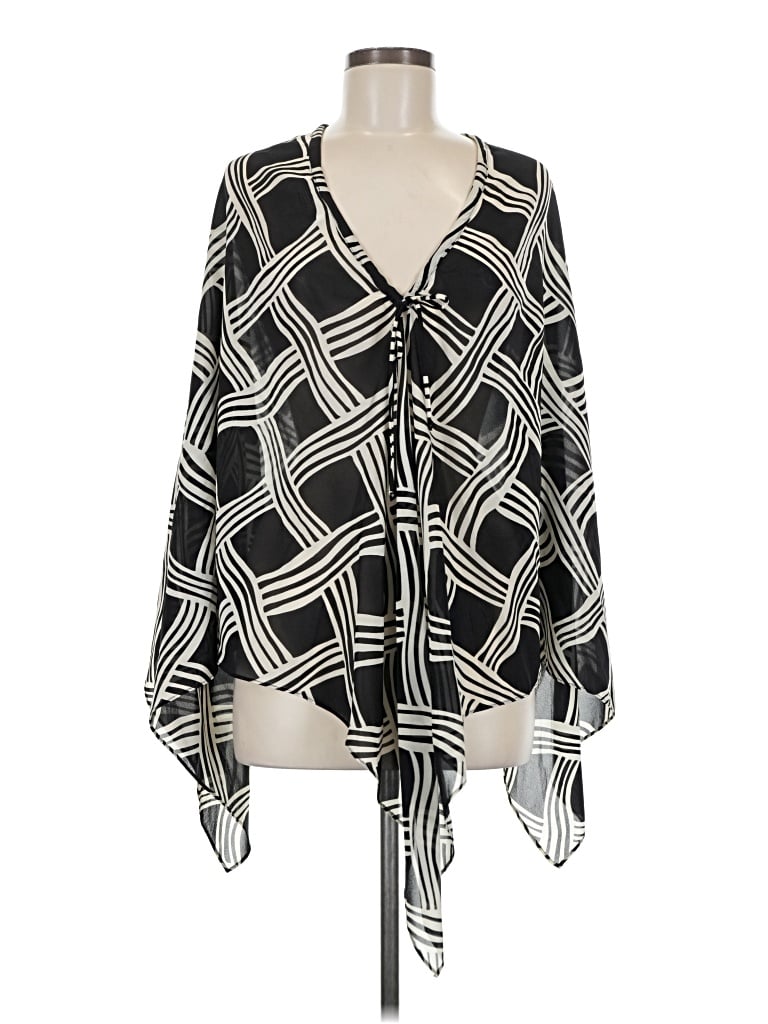 St. John Collection By Marie Gray Kimono In Black