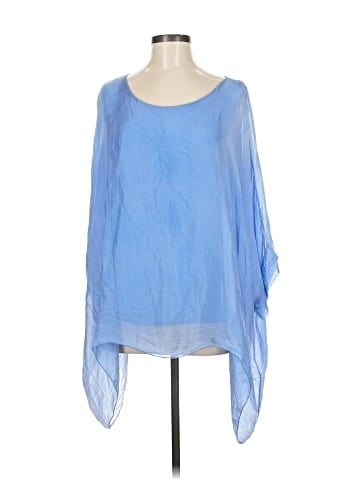 Scandal Italy 3/4 Sleeve Silk Top (view 1)