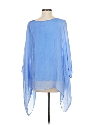 Scandal Italy 3/4 Sleeve Silk Top (view 2)